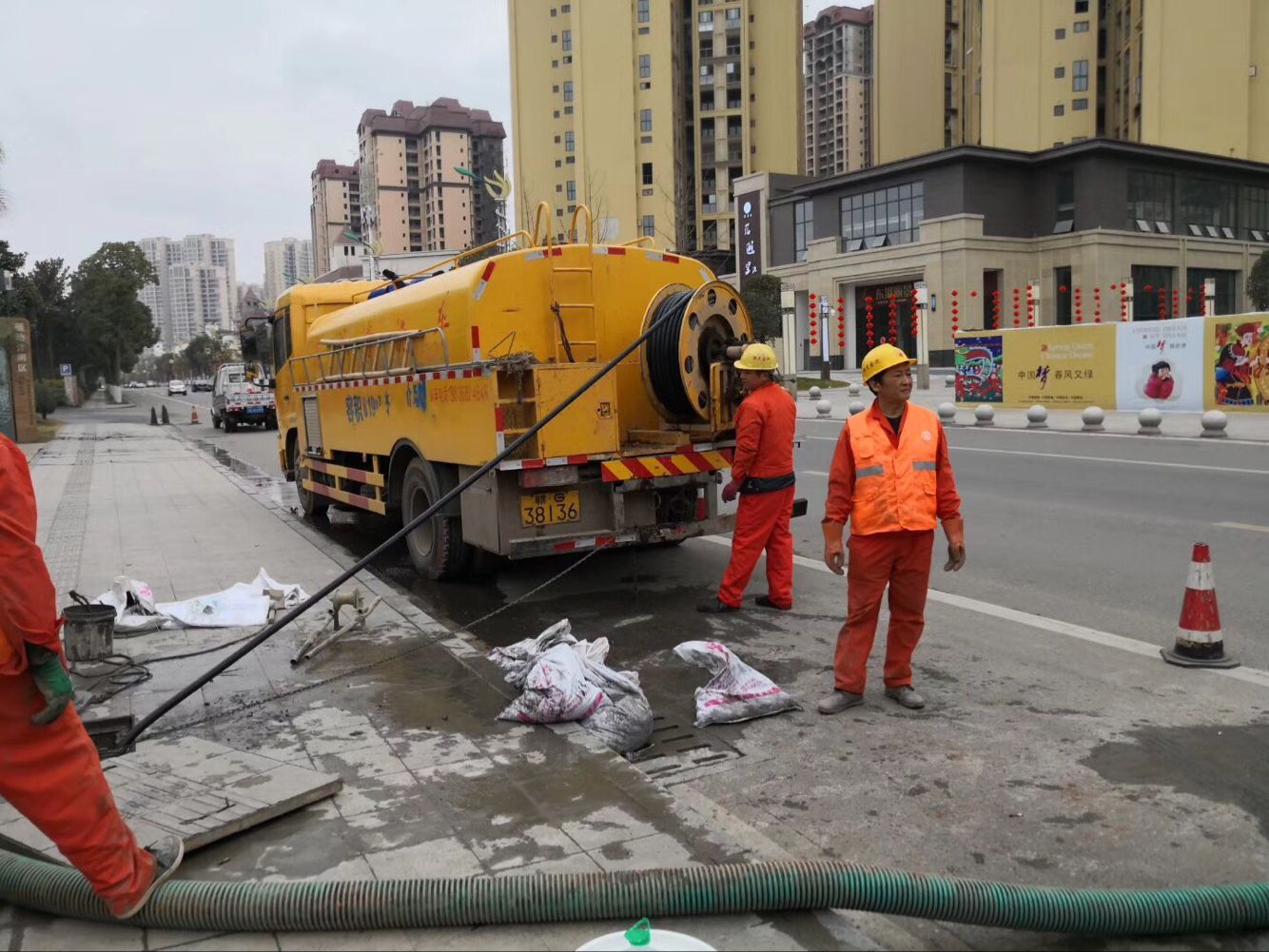 七星关排污管道清淤-管道清洗